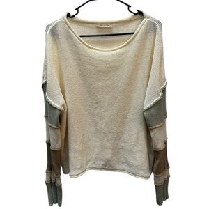 Doe and Rae Knit Boho Sweater size large NWOT